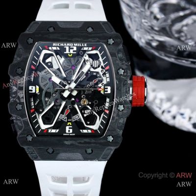 Swiss Replica Richard Mille RM35-03 Rafael Nadal Watches Carbon NTPT case 43mm